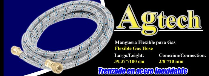 Manguera flexible para gas